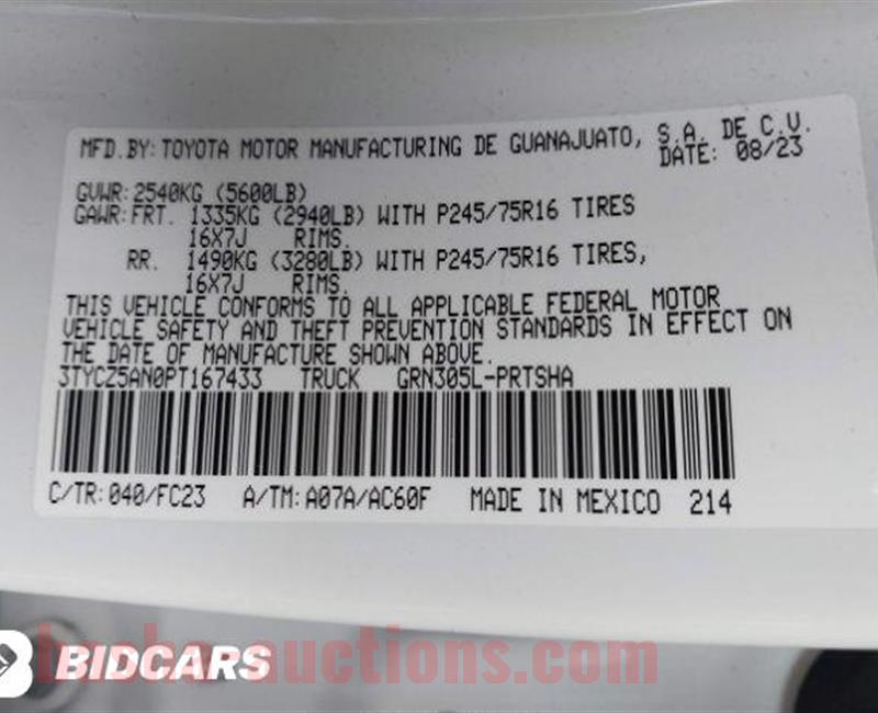 Toyota Tacoma, Sr5 V6 2023